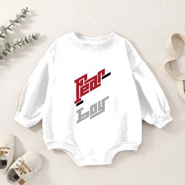 Discover Fearless Boy Baby Romper Sweatshirts