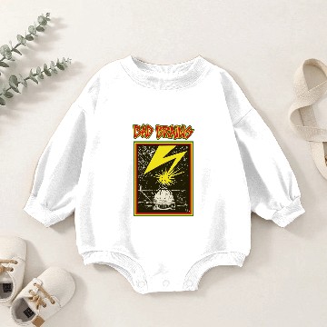 Discover Bad Brains Capitol Logo YELLOW Baby Romper Sweatshirts