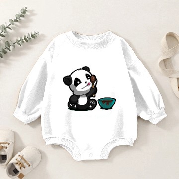 Discover I Lick the Spoon Baby Romper Sweatshirts