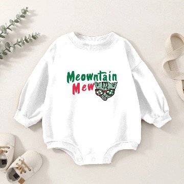 Discover Meowntain Mew Baby Romper Sweatshirts
