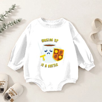 Discover Morning Battle Baby Romper Sweatshirts