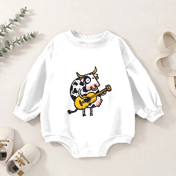 Discover MOOsician Baby Romper Sweatshirts