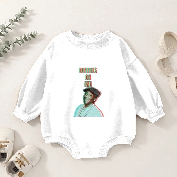 Discover DRINKS ON ME Baby Romper Sweatshirts