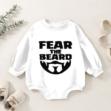 Discover Fear The Beard (3) Baby Romper Sweatshirts