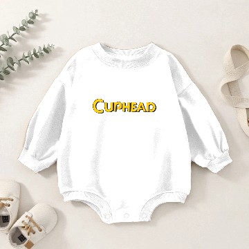 Discover I Beat Cuphead Baby Romper Sweatshirts