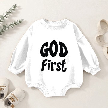 Discover God First Baby Romper Sweatshirts