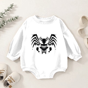 Discover Symbiote Rorschach Baby Romper Sweatshirts