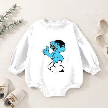 Discover Tobias Smurf Baby Romper Sweatshirts