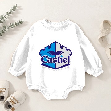 Discover White Castiel Baby Romper Sweatshirts