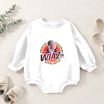 Discover Vintage Radio WJAZ Baby Romper Sweatshirts
