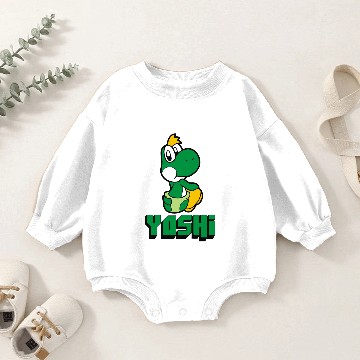 Discover Yoshi (2) Baby Romper Sweatshirts