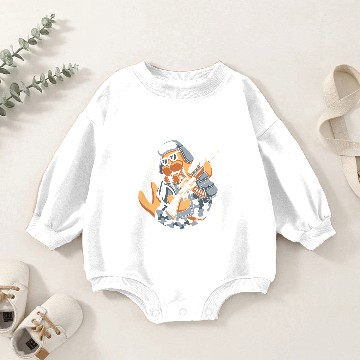 Discover Winter Walrus Baby Romper Sweatshirts