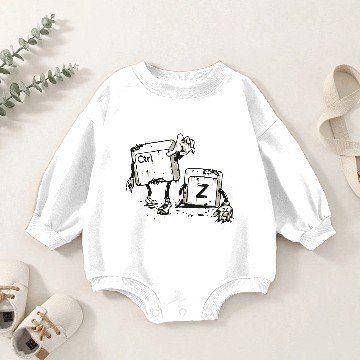 Discover Walking Undodead Baby Romper Sweatshirts
