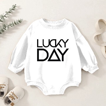 Discover Lucky day Baby Romper Sweatshirts
