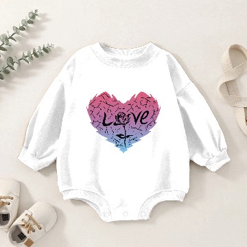 Discover Love (4) Baby Romper Sweatshirts