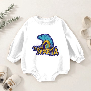 Discover Team Sparta Logo Baby Romper Sweatshirts