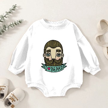 Discover beard Baby Romper Sweatshirts