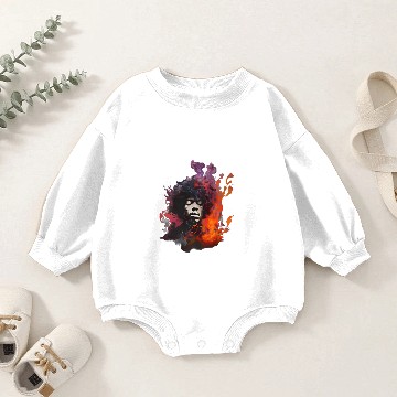Discover Jimi Hendrix Purple Haze Baby Romper Sweatshirts