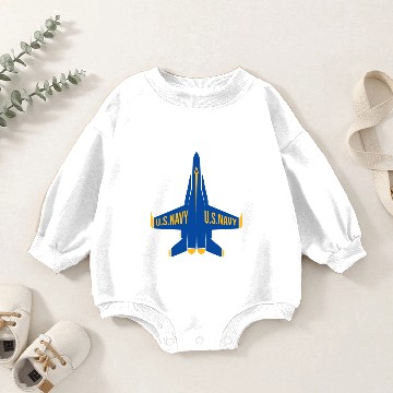 Discover blue angels Baby Romper Sweatshirts