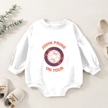 Discover John Prine "On Tour" Baby Romper Sweatshirts