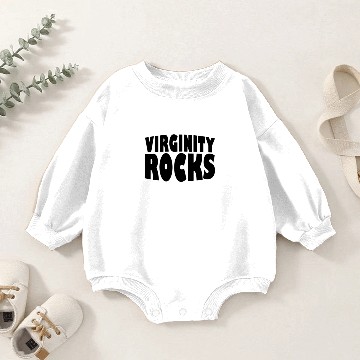 Discover Virginity Rocks Baby Romper Sweatshirts