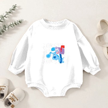 Discover Mail Time With Blues Clues Baby Romper Sweatshirts Baby Romper Sweatshirts