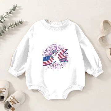 Discover Fireworks Director 4th July Baby Romper Sweatshirts