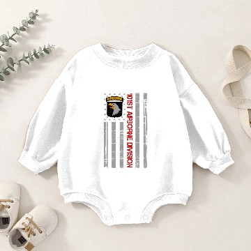 Discover US Army 101st Airborne Screaming Eagles Baby Romper Sweatshirts