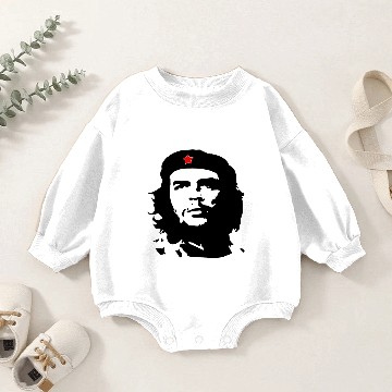 Discover Che Guevara Face Silhouette Baby Romper Sweatshirts