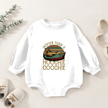 Discover Hotter Than A Hoochie Coochie Alan Jackson Baby Romper Sweatshirts