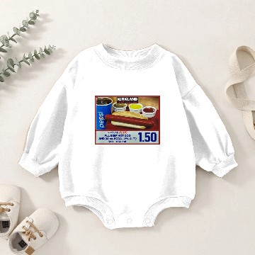 Discover Costco Hot Dog Baby Romper Sweatshirts