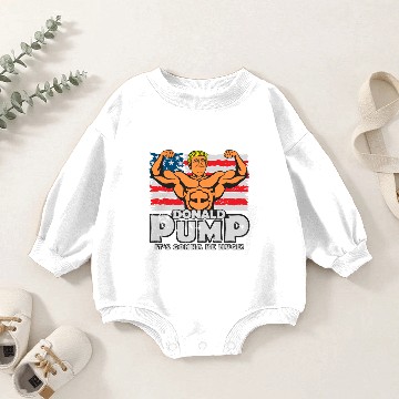 Discover Donald Pump colored Baby Romper Sweatshirts