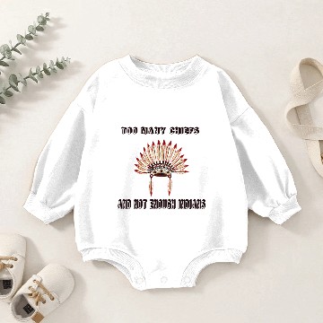 Discover Too many chiefs indians Baby Romper Sweatshirts