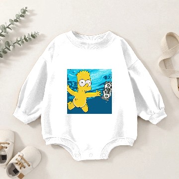 Discover Nevermind Baby Romper Sweatshirts