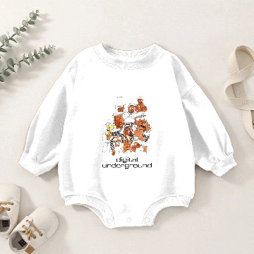 Discover Digital Underground Short Sleeve Baby Romper Sweatshirts