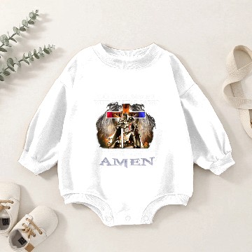 Discover Jesus The Devil Saw Me With My Head Down Baby Romper Sweatshirts
