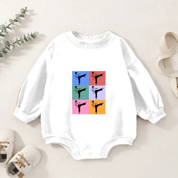 Discover Bruce Lee Vintage Baby Romper Sweatshirts