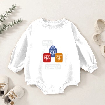 Discover Salt And Copper Chemistry Baby Romper Sweatshirts