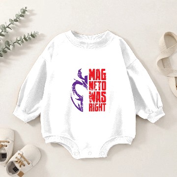 Discover Magneto Was Right Baby Romper Sweatshirts