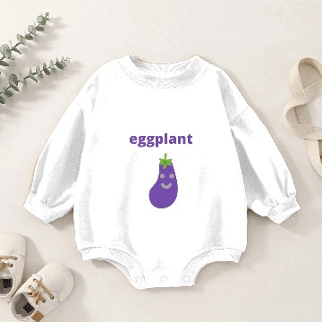 Discover eggplant Baby Romper Sweatshirts