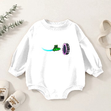 Discover Geometry Dash Baby Romper Sweatshirts