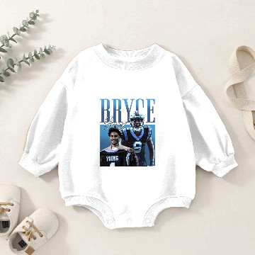 Discover Bryce Young Carolina Panthers Baby Romper Sweatshirts