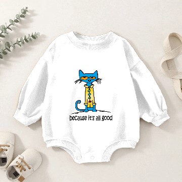 Discover Pete the cat Baby Romper Sweatshirts
