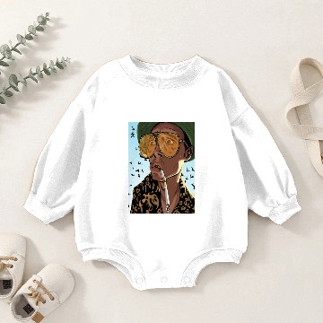 Discover Fear and Loathing in Las Vegas Hunter Thompson Baby Romper Sweatshirts