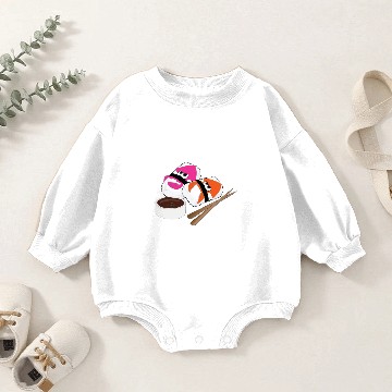 Discover Splatoon sushi Baby Romper Sweatshirts