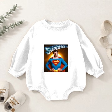 Discover Superman Chris Reeve Baby Romper Sweatshirts