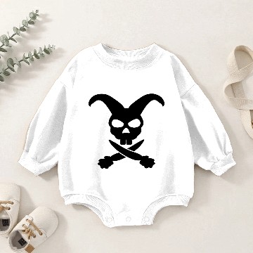Discover rabbit skull Baby Romper Sweatshirts