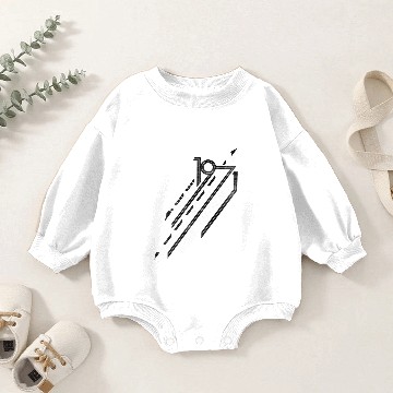 Discover Monorail Red Baby Romper Sweatshirts