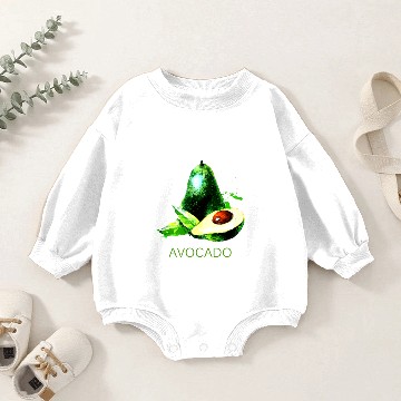 Discover Avocado Baby Romper Sweatshirts