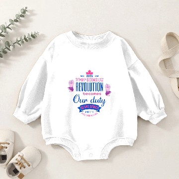 Discover Social justice design 8 Baby Romper Sweatshirts
